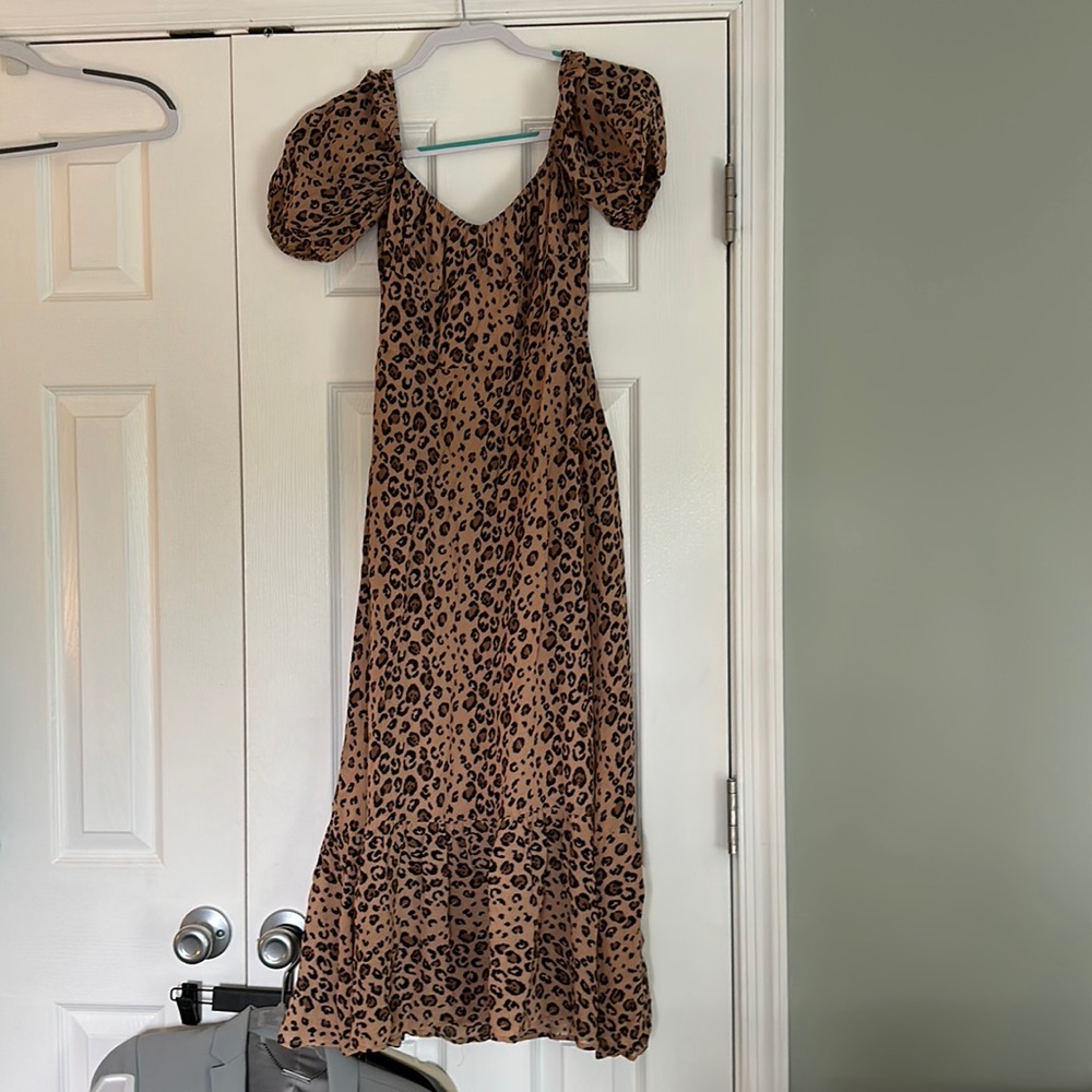 Reformation Leopard Print Dress